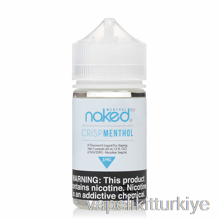 Vape Kalem Vape Mate Gevrek Mentol - çıplak 100 Mentol - 60ml 6mg